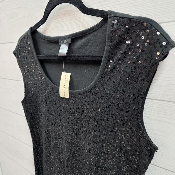 Ann Taylor Sequin Top - Picture 3 of 9
